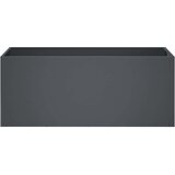  Vrtna saksija Antracit 80 x 40 x 40 cm Čelična vrata | shoptok.hr