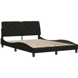  Okvir za krevet bez madraca crni 140 x 190 cm od tkanine | shoptok.hr