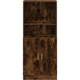 vidaXL Kuhinjska omarica dimljen hrast 57x41,5x131,5 cm inž. les | Shoptok.si