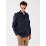 LC Waikiki Men's Regular Fit Long Sleeve Plaid Shirt