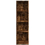 vidaXL Knjižna omara dimljeni hrast 40x24x143 cm inženirski les | Shoptok.si