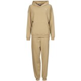 Puma Trenirka komplet LOUNGEWEAR SUIT TR Bež | Shoptok.si