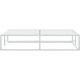vidaXL Posteljni okvir brez vzmetnice bel 160x200 cm kovinska | Shoptok.si