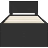  Krevet na dan s ladicama Crna 75 x 190 cm Konstruirano drvo | shoptok.hr