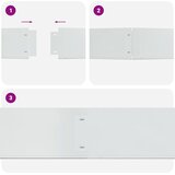  Set ograda za travnjak od pocinčanog čelika 10 kom 100 x 20 cm | shoptok.hr