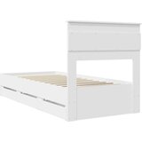  Krevetna konstrukcija Bijelo 100 x 200 cm Inženjersko Drvo | Eponuda.com