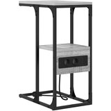  Noćni ormar s ladicama Sivi hrast sonoma 41.5 x 26 x 60.5 cm | shoptok.hr