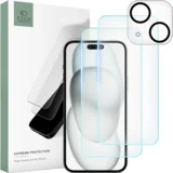 Zaštitno staklo TECH - PROTECT Supreme set Apple iPhone 15 - Transparentno