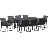  Vrtni set za objed 9 pcs Antracit poliratan | shoptok.hr