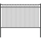  Ograde sa šiljkom Crna 200 x 166 cm Čelik s prahom premazan | shoptok.hr