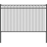  Spike Fence Črna 200 x 166 cm Prašno lakirano jeklo, (5000157924) | Shoptok.si