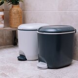 Addis Tamno siva plastična kanta za smeće s pedalom 3,5 l – | shoptok.hr