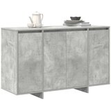  Kreveta Beton siva 120 x 41 x 75 cm Konstruirano drvo | shoptok.hr