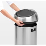Brabantia Željezna kanta za smeće na dodir u mat srebrnoj boji 60 l Touch Bin – | shoptok.hr
