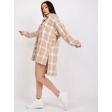 ex moda Shirt-EM-KS-180-3.93P-beige | Shoptok.si