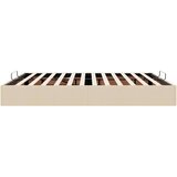 vidaXL Otomanski posteljni okvir brez vzmetnice krem 200x200 cm blago, (21670792) | Shoptok.si