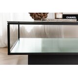 Furniture Fashion Maglehem klub stolić 90 × 90 cm, crni | shoptok.hr