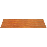 Krovni paneli 12 kom boja hrđe 100 x 44 cm od čelika COR-TEN | shoptok.hr
