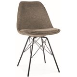  Stolica KEN - Tkanina + metal - maslinasto zelena | shoptok.hr