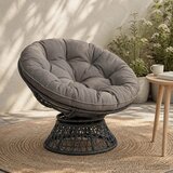  Jastučić za viseću stolicu VIANEN 100% poliester Siva - Siva 40 x 40 x 10 cm | shoptok.hr