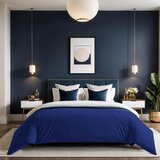  tonne bleue - 75 dark blue ranforce single quilt cover (fr) | ePonuda.com