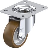 Blickle Vrtljivo kolo iz jeklene pločevine LK-ALB, kolo s Ø 100 mm, nosilnost 350 kg, mere ploščice 140 x 110 mm | Shoptok.si