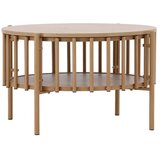 Venture Home Rubbo klub stolić ⌀80 cm, prirodna boja drva Slike