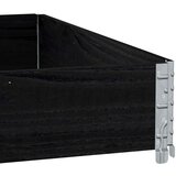  Okviri za palete crni 100x100 cm od masivne borovine | shoptok.hr