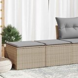 Maison Chic Seti vrtnega pohištva - Vrtna garnitura - Vrtni pohištvo set z blazinami 2-delna bež ratan/akacija, (21797311) | Shoptok.si