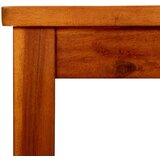 vidaXL Vrtna klubska mizica 85x85x45 cm trden akacijev les | Shoptok.si