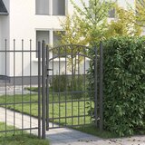 Ogradna vrata EMMEN 170 x 100 cm Čelik s praškastim premazom | shoptok.hr