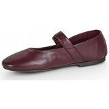 Tommy Hilfiger Balerinke TH BUCKLE LEATHER BALLERINA Bordo | Shoptok.si