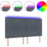  LED uzglavlje tamnosivo 90 cm baršun | shoptok.hr
