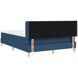  Krevet s opruga kutije s uzglavljem Plava 200 x 160 cm tkanina | shoptok.hr