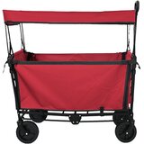  Sklopiva ručna kolica Crvena 105 x 56.5 x 116 cm Oxford tkanina | shoptok.hr