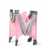 Momi prenosivi krevetac belove pink 1 nivo
