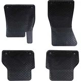 Avto preproga 4 pcs Črna primeren za Audi A6 / A7 4D zadnji Guma, (5000151735)