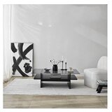 Hanah home sto za dnevnu sobu saga rectangle black fume Cene