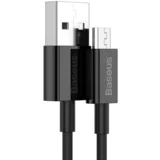 usb kabel superior series fast charging na micro usb 2A 1m crni