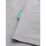 Ombre Men's cotton t-shirt with contrasting thread - light grey | Shoptok.si