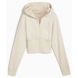 Puma Puloverji DARE TO CROPPED HOODIE Bela | Shoptok.si
