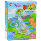  Zabavna igra sa toboganom i dinosaurima sa zvučnim i svijetlosnim efektima - plava | shoptok.hr