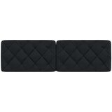 vidaXL Vzglavna stranica črna 160 cm blago | Shoptok.si