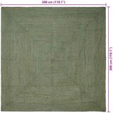  Tepisi za područja Četvrtasti Maslinastozelena 300 x 300 cm | shoptok.hr