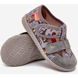 Boto Children's Slippers Milami With Velcro Grey Vehicles Reathiana | ePonuda.com