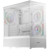LC-Power Case Gaming 812WQuartz Vision, Midi-Tower, ATX3xARGB fans,GPU: 400mm, CPU Cooler: 190m | Eponuda.ba