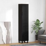  Highboard Crni hrast 34,5 x 34 x 180 cm Konstruirano drvo | shoptok.hr