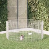 vidaXL Kavez za zečeve sa 10 panela 54x80 cm od pocinčanog željeza Cijene