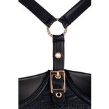 Abierta Fina - Satenska sjajna haljina s prsima (crna) - 80B/M | shoptok.hr