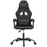  Igraća stolica od umjetne kože crna | shoptok.hr